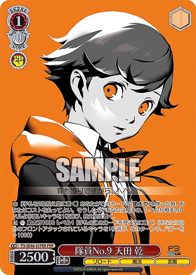 隊員No.9 天田 乾(PER) 【P3/SE46/31PER】